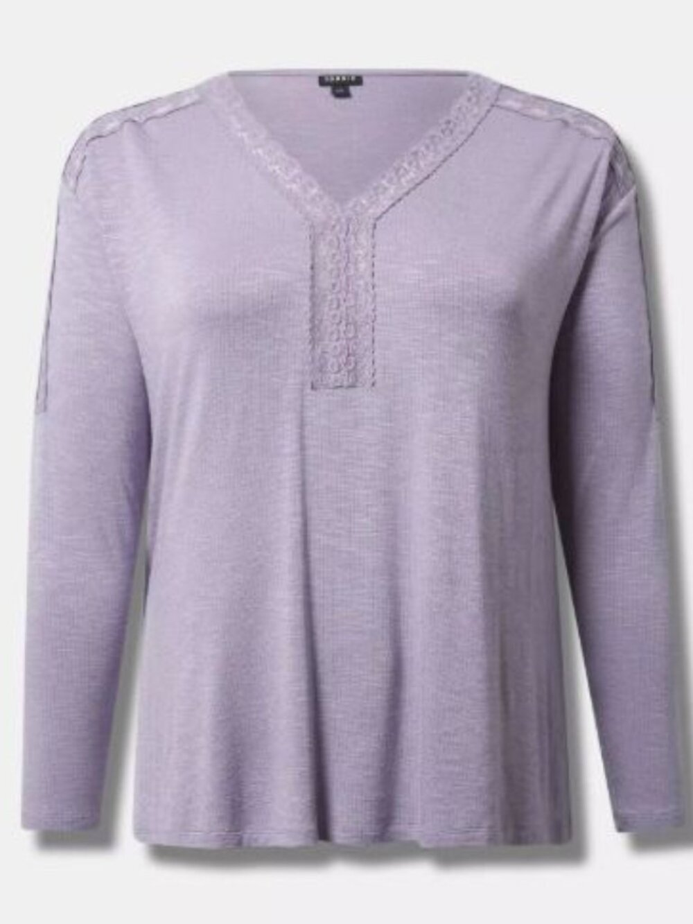 NWT Torrid Long Sleeve Top with Lace Detail 1X